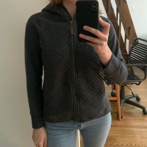 LL Bean Quilted Full Zip Jacket